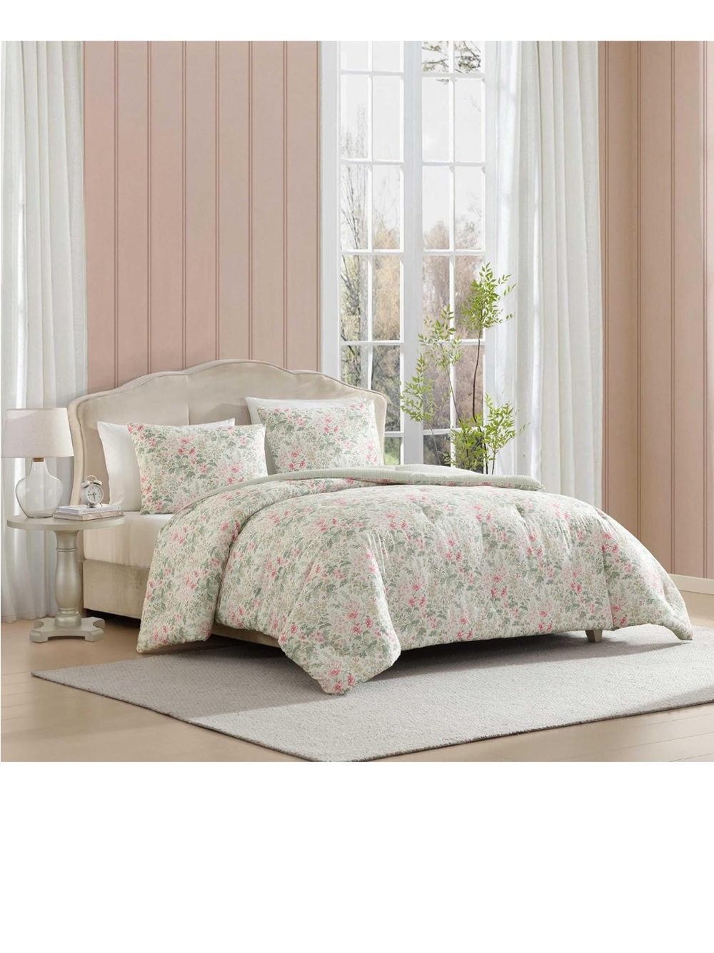 Laura Ashley - Twin XL Comforter Set, Bedding Set